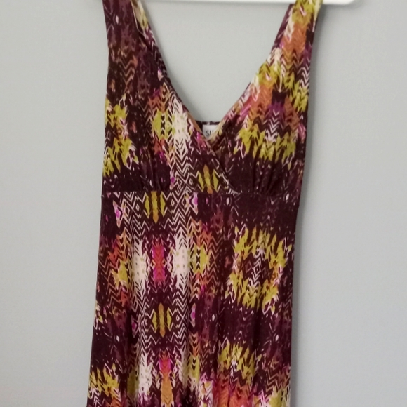 Long Dark Purple Summer Dress - Picture 2 of 4